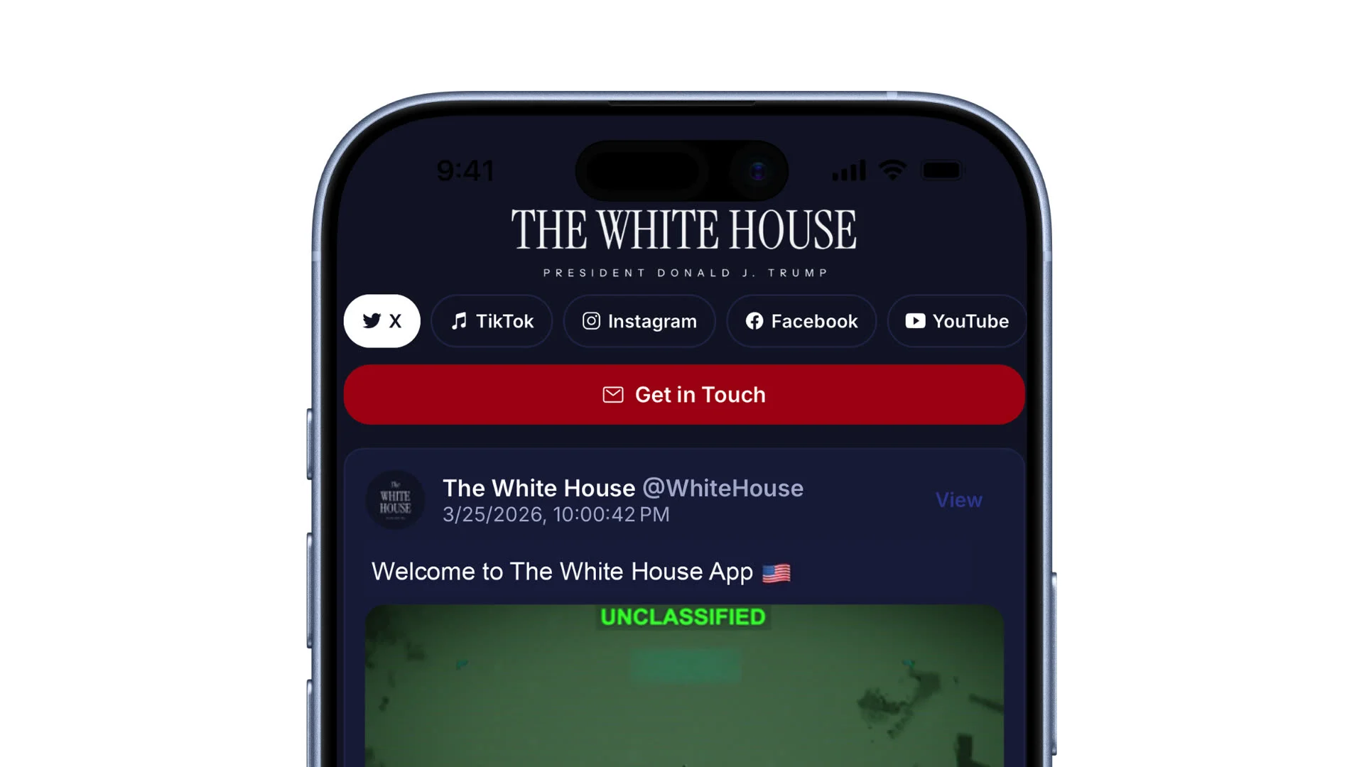 App Maison Blanche - Sécurité WordPress