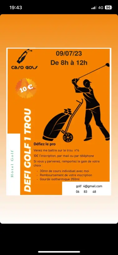 Avant - Golf de Fontcaude