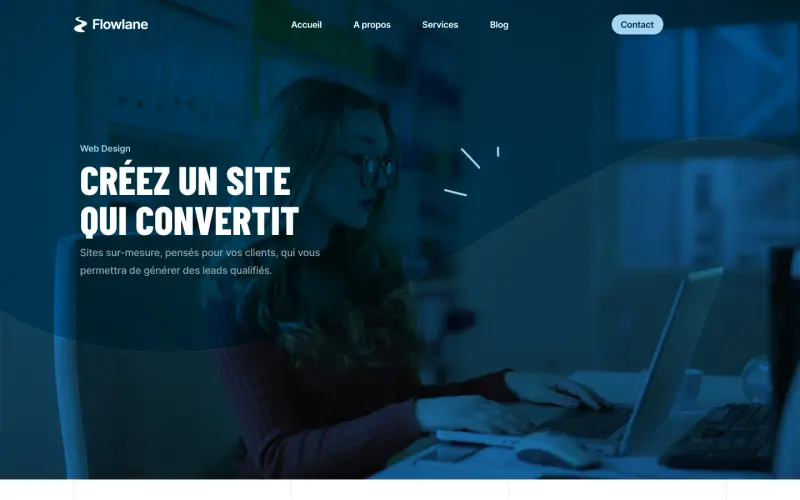Aperçu du site Flowlane