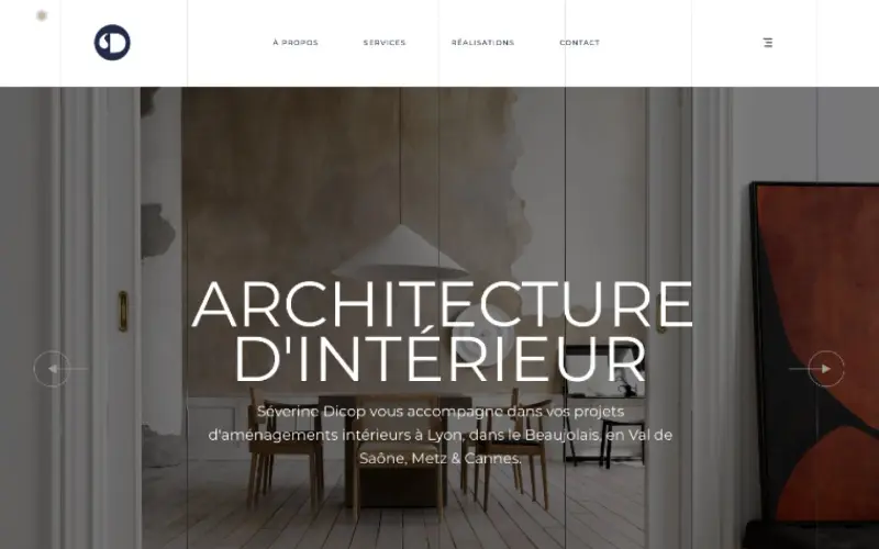 Aperçu du site Séverine Dicop