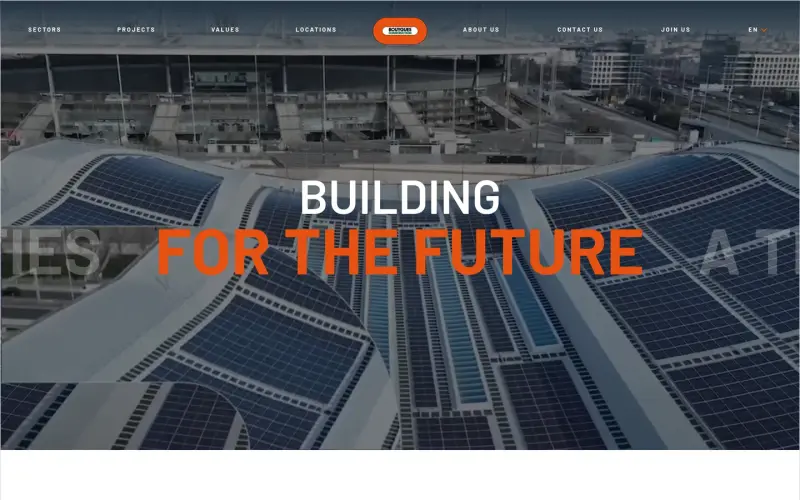 Aperçu du site Bouygues Construction