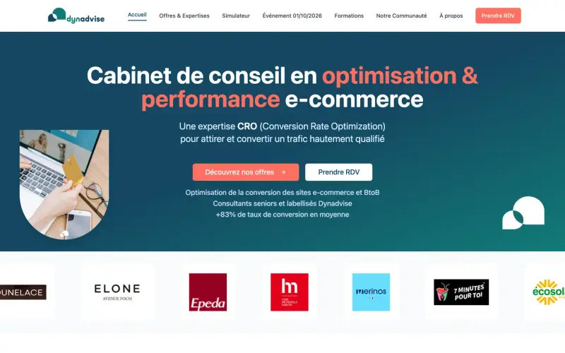 Aperçu du site Dynadvise