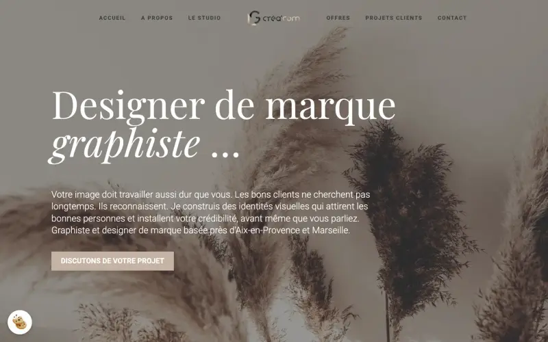 Aperçu du site LG Creacom