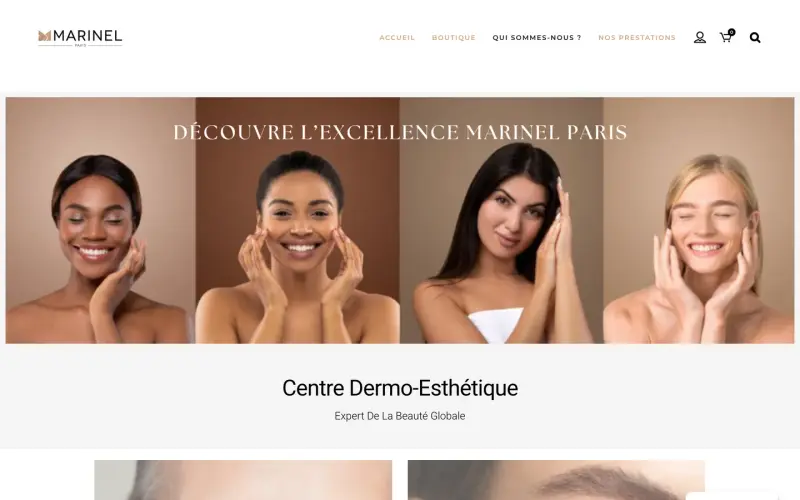 Aperçu du site Marinel