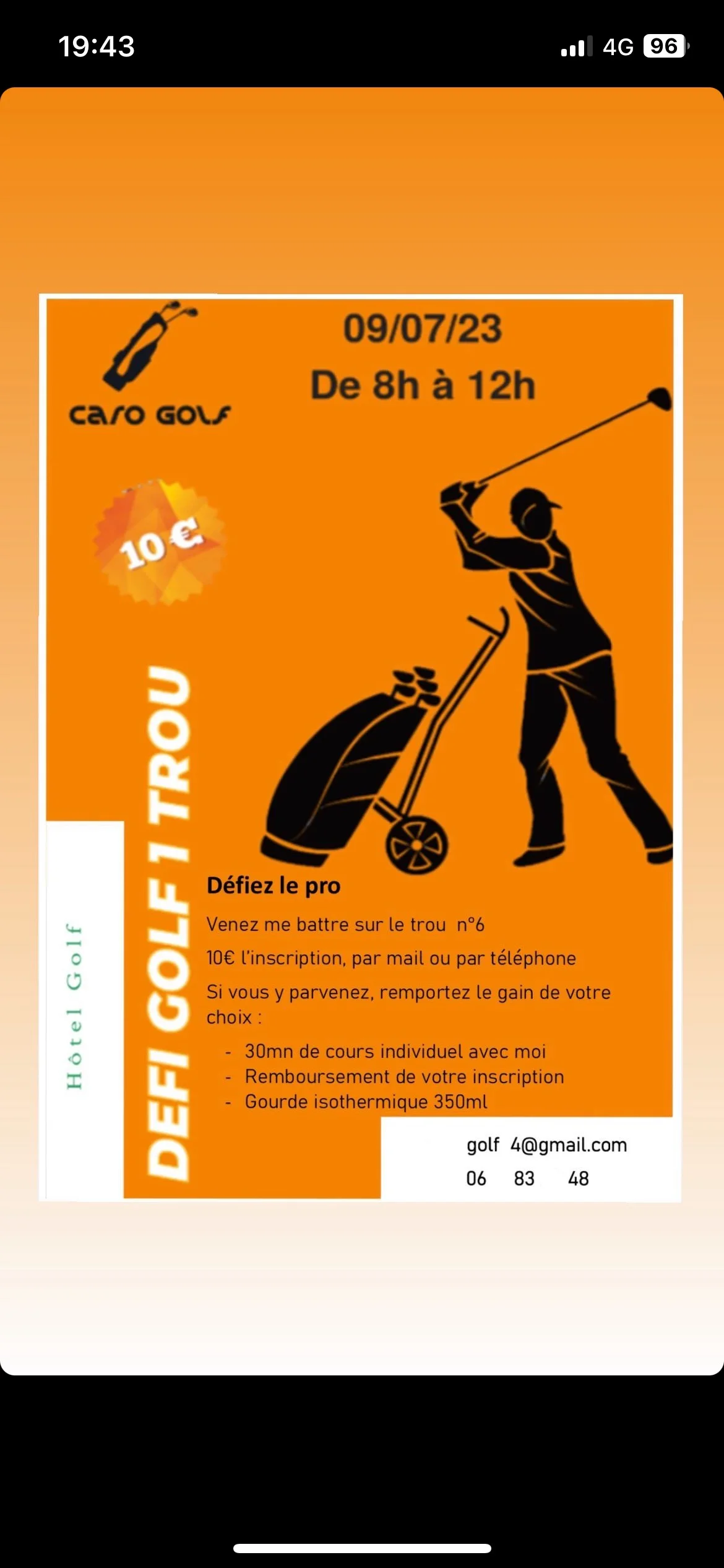 Avant - Golf de Fontcaude
