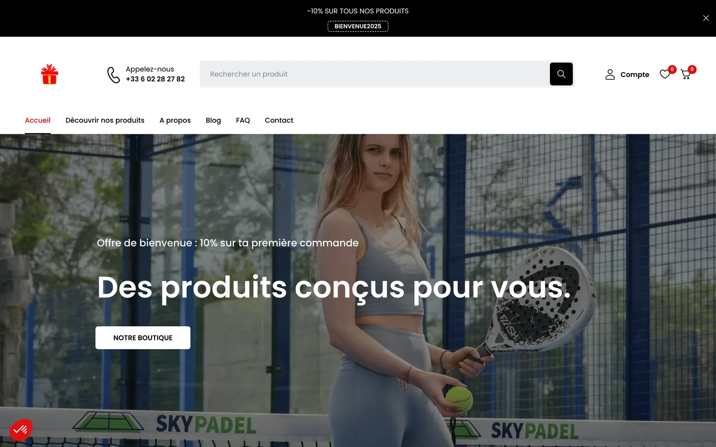 Aperçu du projet Cadeau à offrir